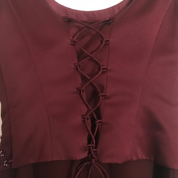 Michaelangelo Beaded Formal Maxi Dress - Picture 10 of 15